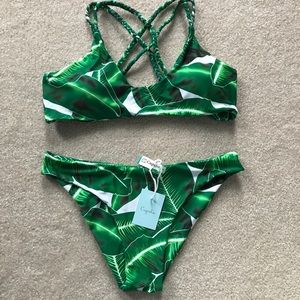 Palm leave bikini